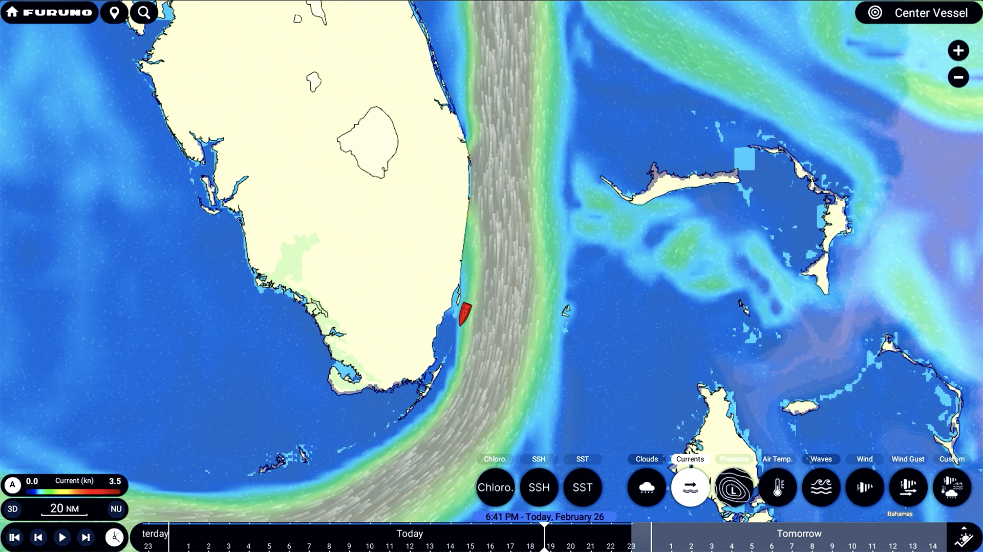 TZ Weather - Currents